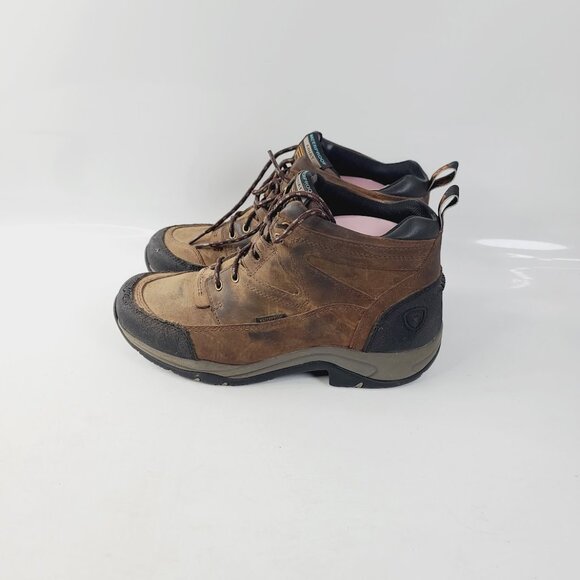 Ariat Women's Brown Black 10004134 Terrain Lace-Up Waterproof Hiking Boot Sz 10B - Picture 2 of 5